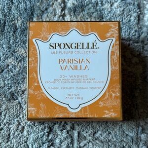 Spongelle Parisian Vanilla Body Wash Infused Buffer - Orange